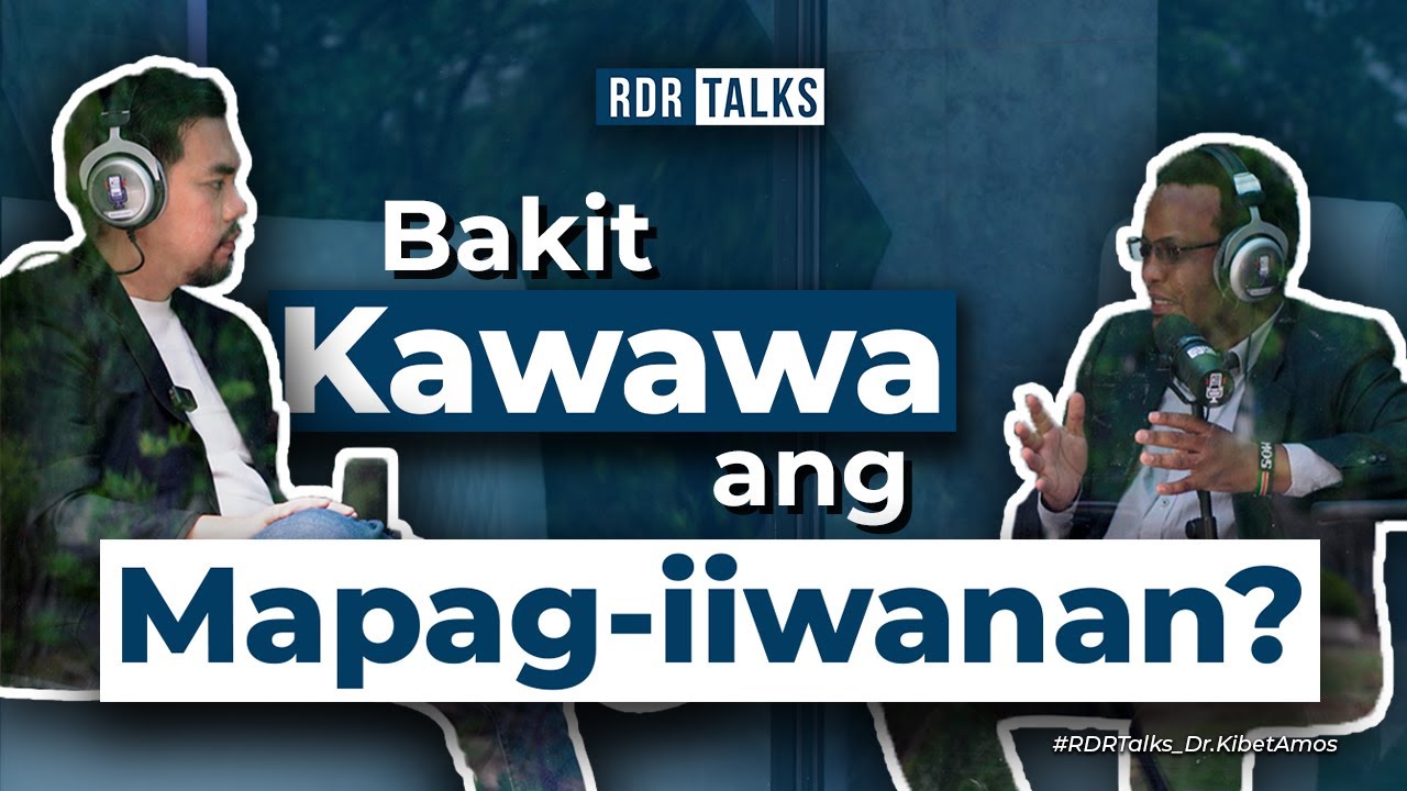 RDR Talks episode 'Bakit Kawawa ang Mapag-iiwanan?' featuring Boss RDR and cybersecurity expert Dr. Kibet Amos of AMA University