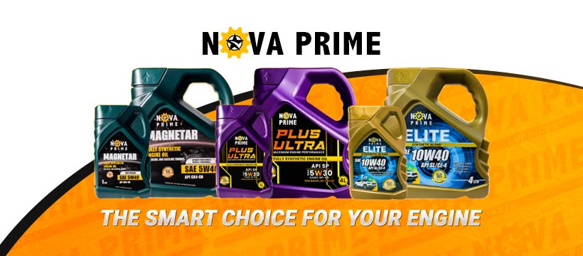 The Nova Prime product line — Magnetar, Plus Ultra, and Elite engine oils