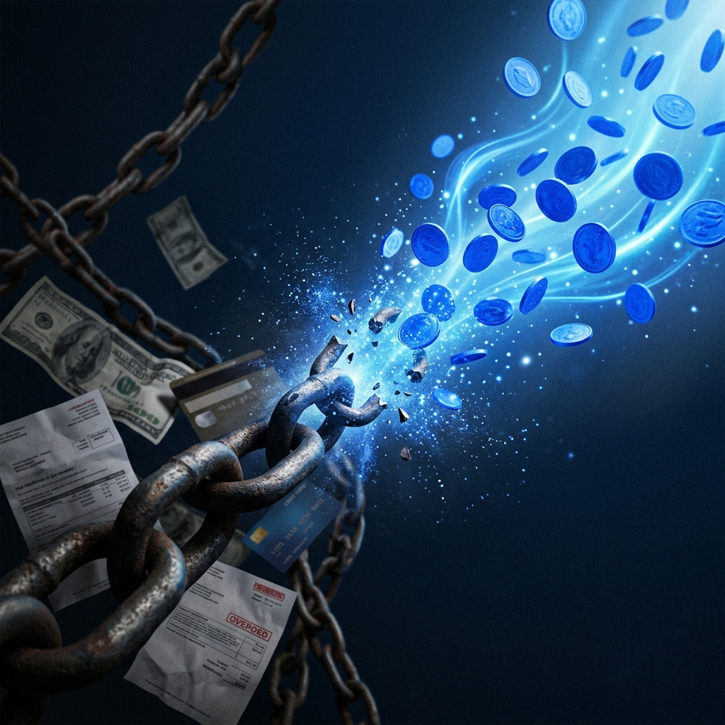 Sapphire vault breaking chains — Sana All Trap hero banner