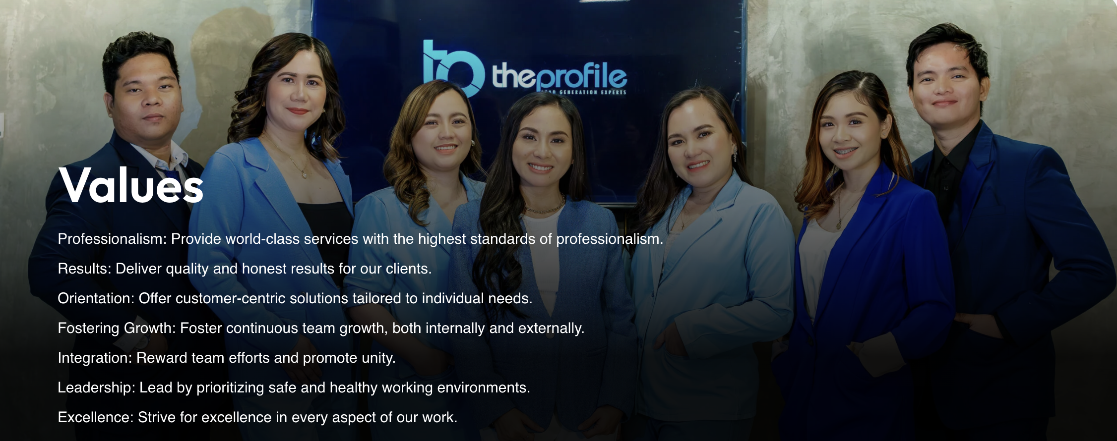 The Profile team in Davao City — RDR Global's Authorized Partner Agency