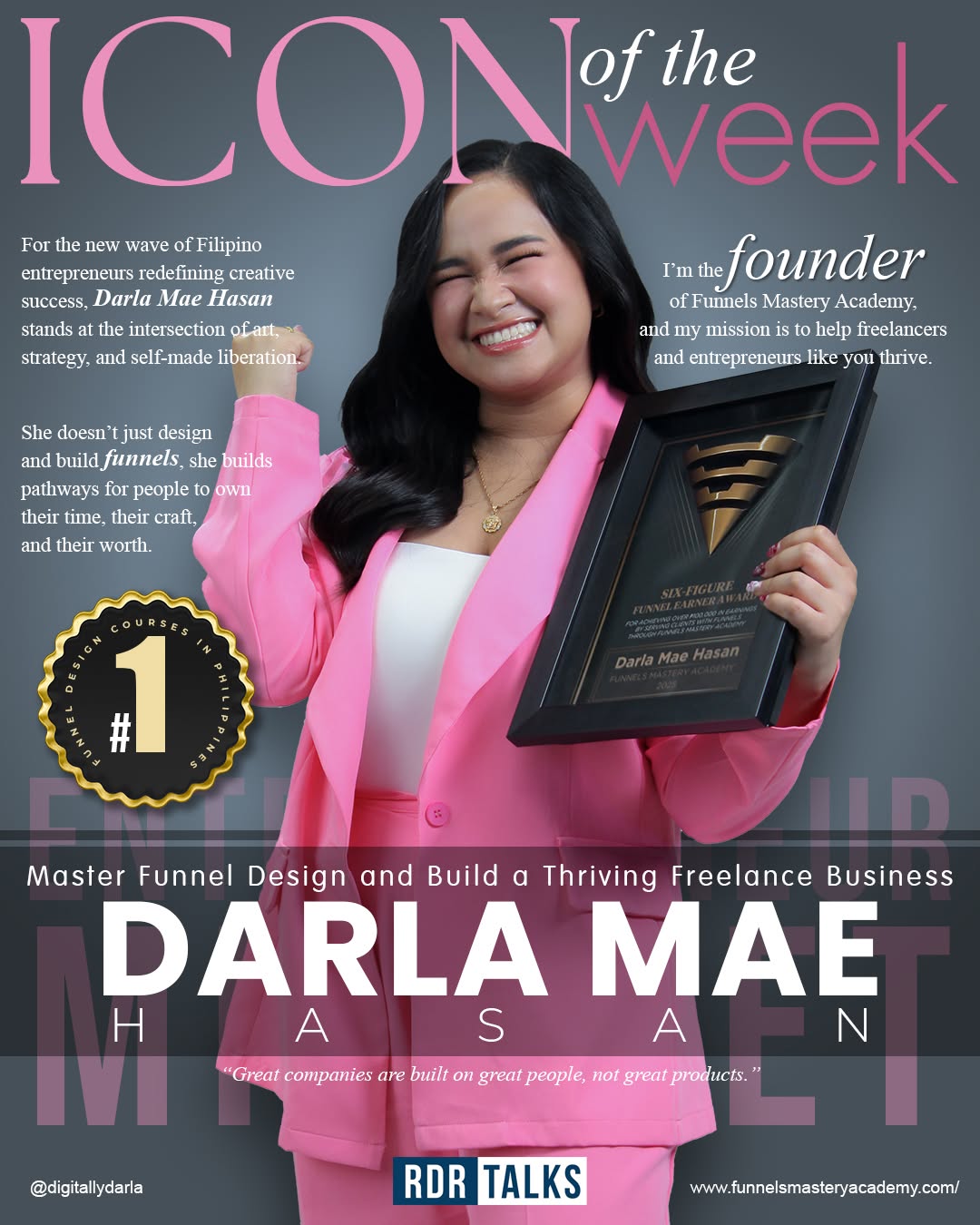RDR Talks — Icon of the Week feature cover